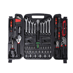 Ensemble d'outils de 95 pièces en acier au carbone, kit de réparation portable pour la maison - Product Image 4