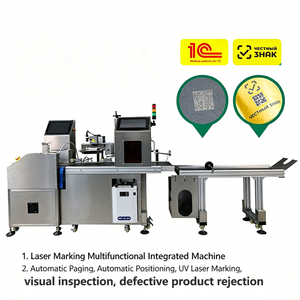 Máquina de Codificación y Marcado Láser UV para Embalaje con Certificación CE, Separación Automática de Cartones y Bolsas de Aluminio, Inspección de Códigos GS1, Rechazo de Defectos - Product Image 1