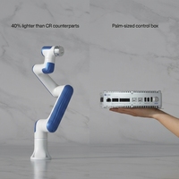 Bras robotique collaboratif DOBOT Nova 5, charge utile de 5 kg, rayon d'action de 850 mm, 6 axes, cobot avec technologie de détection IA, pour la thérapie de massage commerciale