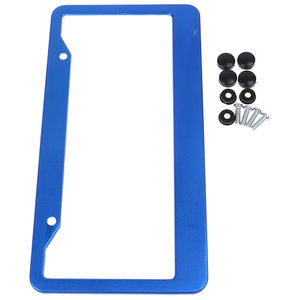 Vente en gros de cadres de plaque d'immatriculation vierges personnalisés de haute qualité, gravables au laser, cadre de plaque d'immatriculation vierge de qualité supérieure avec logo - Product Image 5