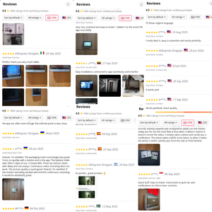 กล้องวงจรปิดแบบมองผ่านช่องประตูสำหรับอพาร์ทเมนต์ ความละเอียด 3MP พร้อมกริ่งประตูอัจฉริยะ Tuya หน้าจอ LCD HD ขนาด 4.3 นิ้ว มุมมองกว้าง 140 องศา - Product Image 4