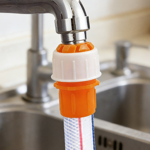 Faucet Hose Adapter Universal Quick Connect For Kitchen Sink Water Supply Connector Plastic Flexible Hose Fitting - Product Image 1