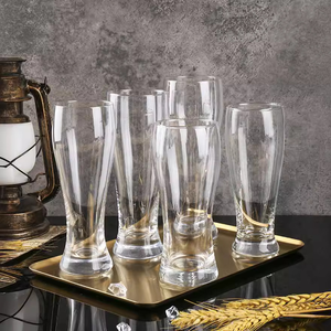 Verres à bière soufflés à la main avec logo <span class=keywords><strong>personnalisé</strong></span>, verres à vin de football mondial, ensemble de verres à bière <span class=keywords><strong>pas</strong></span> chers, verres à bière Pilsner artisanaux transparents – Vente en gros - Product Image 5