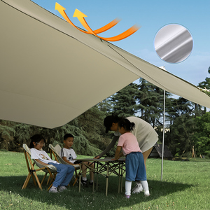 Canopée hexagonale multifonctionnelle pour 5 à 8 personnes, imperméable, résistante au soleil, plage, <span class=keywords><strong>Pergola</strong></span>, ombrage, tente - Product Image 5