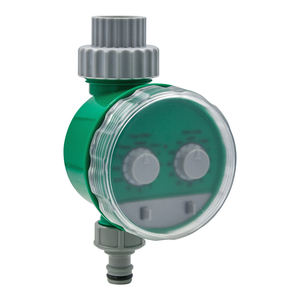 Pelouse de jardin en gros étanche 2 * AA pile alcaline alimentation intelligente verte minuterie à deux cadrans pour solénoïde - Product Image 2