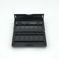 Palette de fards à paupières vide personnalisée 6 couleurs avec miroir, étui en plastique pour maquillage, emballage cosmétique, usine OEM ODM