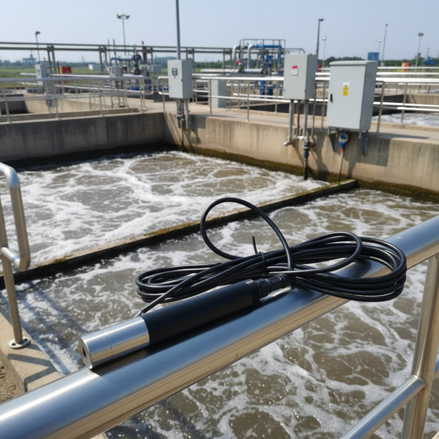 Optical Dissolved Oxygen Sensor DO Probe for Water Quality Monitoring Aquaculture Wastewater and Industrial Process