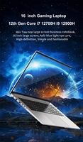 I7 1260p Laptop for Business Office MX550 Support Logo Customize for Bulk Order 16 Inch High Configuration Laptop Support Wins11