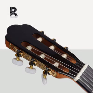 ZY-STC06 qualité <span class=keywords><strong>Flamenco</strong></span> espagnol classique 4/4 taille solide basse guitare 39 pouces Phoenix bois palissandre érable dos/côté ébène OEM - Product Image 6