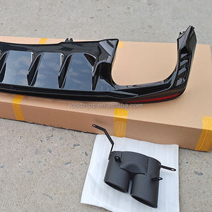 Nouveau diffuseur arrière pour 2020 <span class=keywords><strong>2021</strong></span> <span class=keywords><strong>Audi</strong></span> A4 Avant Upgrade <span class=keywords><strong>S4</strong></span> Style - Product Image 4