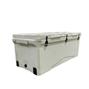 대형 듀티 절연 열 PP 쿨러 박스 로고 대용량 물고기 얼음 가슴과 휴대용 디스플레이 쿨러 박스 용 바퀴 - Product Image 3