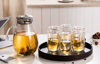 Mug à café en verre borosilicate transparent à double paroi, résistant à la chaleur, fait main, 250 ml (8 oz), design mignon, logo personnalisable, en stock.