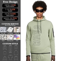Maßgefertigte Bestickte Unisex-Hoodies von Herstellern, Übergroße Designer Boxy Fit Schwere Baumwoll-Kapuzenpullover für Herren