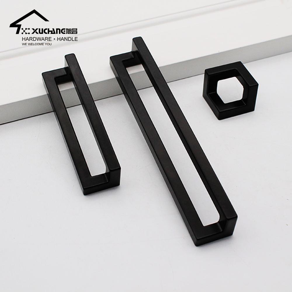 Moderno de Gabinete hueco manija y perilla de muebles de Hardware de la puerta del armario del cajón integrado Stealth manija