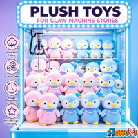 Peluche de dessin animé de 8 pouces pour machine à griffes d'arcade, vente en gros pour salles de jeux et magasins de divertissement