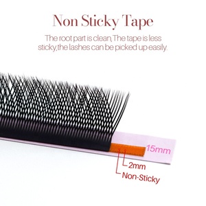 Extensión de pestañas en forma de <span class=keywords><strong>YYY</strong></span> de tres puntas de alta calidad, construcción de volumen de envío rápido, 8-15mm - Product Image 4