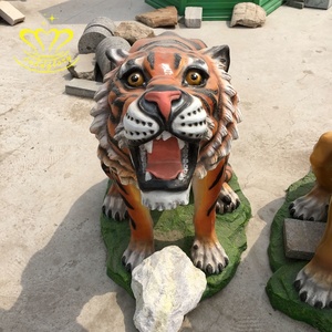Cina fornitore in fibra di vetro statua di <span class=keywords><strong>tigre</strong></span> giardino strada paesaggio arte scultura parco giochi decorazione in resina artigianato - Product Image 3