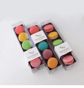 Hộp Bánh <span class=keywords><strong>Macaron</strong></span> Tinh Tế Bán Sỉ Bao Bì Bánh <span class=keywords><strong>Macaron</strong></span> Hình Cá Nhân Có Cửa Sổ - Product Image 2