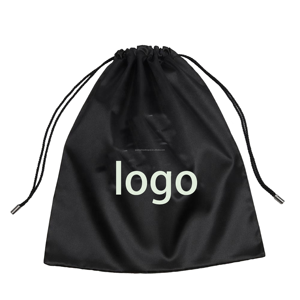 28x35cm gorra de béisbol de satén negro bolsa de polvo cubierta de almacenamiento de sombrero de lujo para pelucas y mechones de pelo - Product Image 1