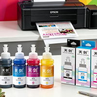 Encre compatible Cocolor672 pour Epson EcoTank série L, bouteille d'encre de recharge, encre à base de colorants pour l'impression à domicile, au bureau et en entreprise, L101 L805 L1800