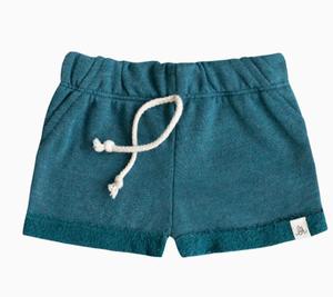 Shorts de surf décontractés pour garçons, en molleton bouclette, avec cordon de serrage, longueur mi-cuisse, pour bébés et jeunes enfants, idéal pour l'été et la plage. - Product Image 1