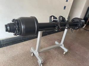 Ejes Personalizados Directo de Fábrica, <span class=keywords><strong>Eje</strong></span> de Servicio Pesado 4x4 y <span class=keywords><strong>Eje</strong></span> de Remolque de 12T <span class=keywords><strong>para</strong></span> <span class=keywords><strong>Semirremolque</strong></span> de Plataforma Baja - Product Image 4
