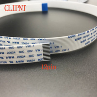 1 unidad Cable de datos plano Liyu para plotter de corte e impresora Liyu TC1261 SC-1261E, 12 pines