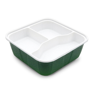 <strong>Microwavable</strong> Restaurant Fast Food 3 Compartment Disposable Bento <strong>Lunch</strong> <strong>Box</strong> - Product Image 4