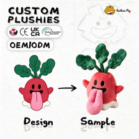 Jouet en peluche amusant personnalisé OEM, nouveauté, mini porte-clés en peluche, cadeau personnalisé pour enfants, faible MOQ, fabricant certifié CE, vente chaude