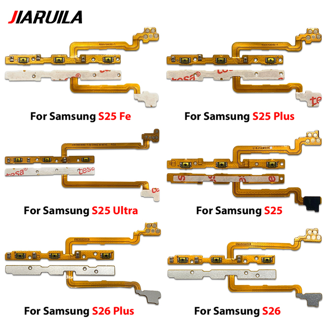 Hot Selling Power Side Button Flex Cable for Samsung S25 Edge S25 Fe S25 Plus S25 Ultra S26 Plus S26 Ultra S26 Power Volume Flex