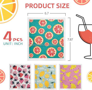Paños de Cocina Suecos 100% Biodegradables, Esponja de Limpieza Ecológica, Paño Reutilizable Tipo Toalla de Papel para Lavar Platos - Product Image 3
