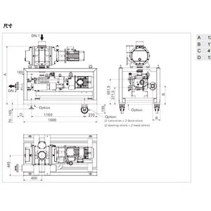 Estación de Bombeo CombiLine Wh 1800P con Bomba de Vacío de Roots Accionada Eléctricamente y Cuerpo de Hierro Fundido - Product Image 2