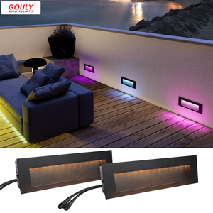 Gouly precio de fábrica al aire libre footlight 24V 6W IP67 impermeable empotrada esquina lámpara de pared exterior - Product Image 2