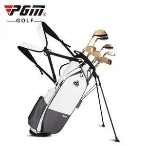 Bolsa de golf unisex PGM QB073 totalmente personalizable de fabricante, bolsas de golf de cuero de microfibra impermeables para hombre