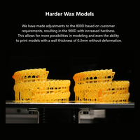 Solution d'impression 3D en or fin 24k IFUN 900D Dubaï pour la coulée de bijoux haute définition résine de cire blanche
