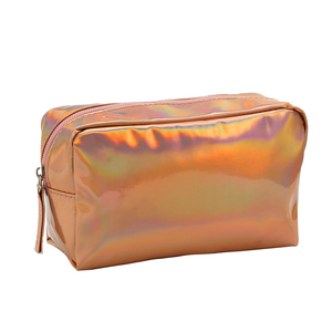 Portable Square <strong>Small</strong> Capacity MJ Brand Fashionable Laser PU <strong>Makeup</strong> <strong>Bag</strong> with Zipper Closure Colorful Cosmetic Storage - Product Image 6