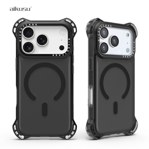 Étui de téléphone en époxy transparent noir - Product Image 1