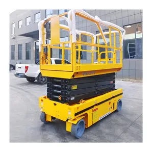 6 M 8 M 12 M Electric Aerial Work Lift Trolley Self Propelled Hydraulic Electric Lifting Platform 6m Scissor Lift Price