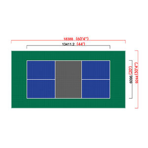 Piastrelle Modulari in PP per Campo da Pickleball, Pavimentazione Portatile per Sport Indoor e Outdoor, Tappetino in Plastica - Product Image 5