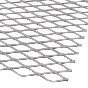 Diamond Aluminum Sheet Expanded Metal Wire Mesh Galvanized Expandable Wire Mesh Gutter Guard