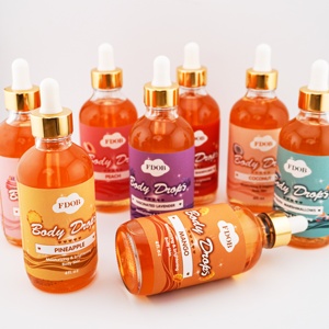 Gouttes de parfum corporel personnalisées, huile naturelle biologique, vitamines C et E, hydratante, éclaircissante, blanchissante, nourrissante, <span class=keywords><strong>soin</strong></span> quotidien de la peau pour - Product Image 4