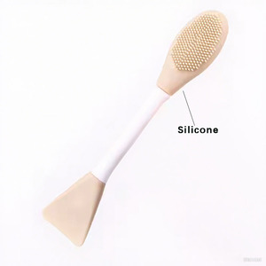 Pinceau applicateur de masque facial en silicone à double tête en gros |   Mini Spatule Applicateur de Masque en Gel pour Soins de la Peau et Maquillage - Product Image 1