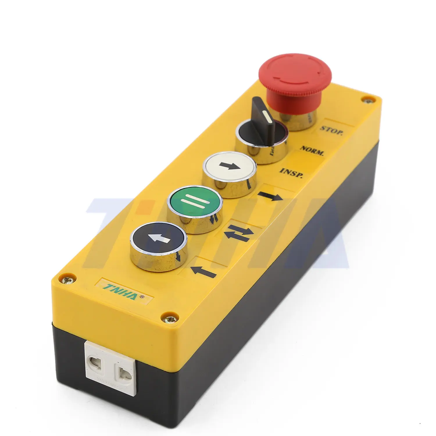 TNHA IP65 Waterproof 4 Hole Push Button Switch Control Station Box