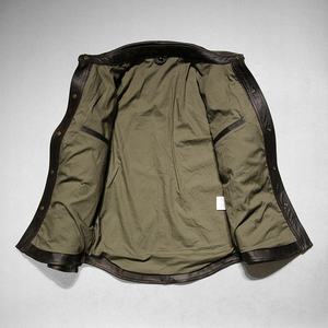 Camicie Unisex in <span class=keywords><strong>Pelle</strong></span> Bovina Personalizzate in Fabbrica OEM Economiche Stile Smart Casual con Colletto Reversibile - Product Image 2