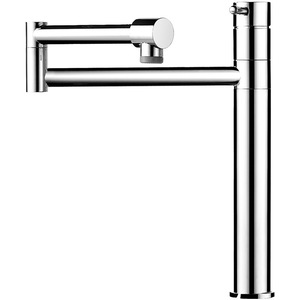 Kitchen Sink Faucet Single Handle 360 Degree Rotate Modern Deck Mounted All Copper Hot Cold Water - Product Image 3