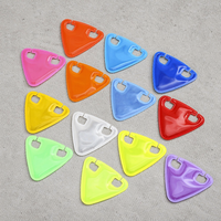 Marqueurs de sentier pour la chasse et la survie, réflecteurs PVC haute visibilité, étiquettes réfléchissantes pour arbres, clips de fixation, randonnée, camping