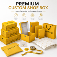 Boîte d'emballage pour chaussures en gros, boîte à chaussures pliable en carton ondulé avec logo personnalisé pour les magasins de vente au détail de baskets, Caja Regalo Carton