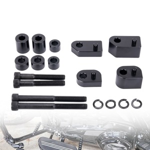 Extensión de plataforma para motocicleta Harley-Davidson de 1.5 pulgadas, con herrajes de montaje preperforados, fácil instalación, colocación inferior - Product Image 3