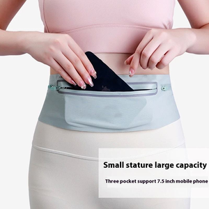 新しいカスタムロゴ防水反射素材アウトドアウエストバッグ、男女兼用、小型、個人用フィットネス、ランニング、スポーツ、携帯電話収納 - Product Image 3