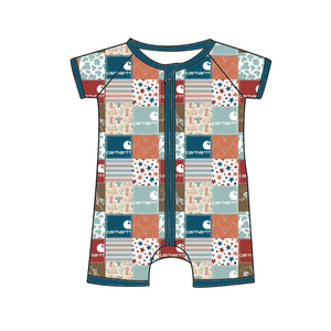 Kotak Misteri Pengiriman Cepat Pola Karakter Acak Romper Kotak Kejutan Bayi Baju Pendek Lengan Pendek Bambu - Product Image 3